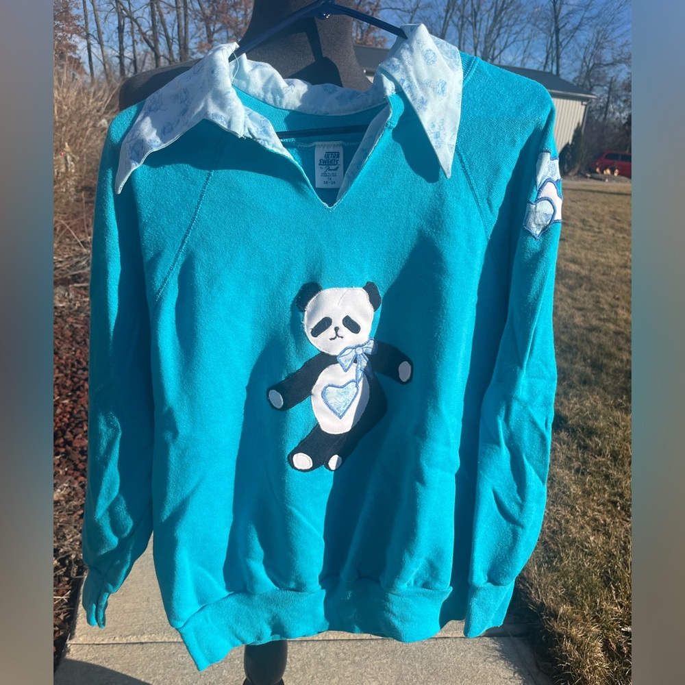 Vintage Pannill 1x panda sweatshirt ultra sweats